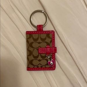 COACH Key Ring Photo Holder!